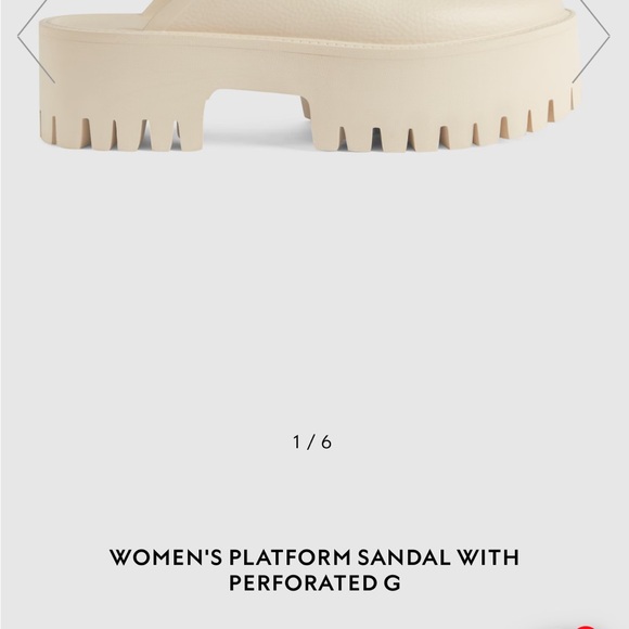 Gucci White and Cream Mules with Slip-On Style and Distinctive Pattern - Picture 9 of 9